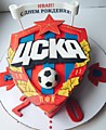 Торт ЦСКА. Внутри панчо.Вес 3 кг. Стоимость 5500 руб